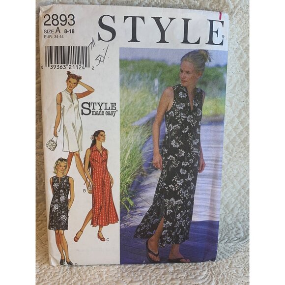 Style Misses Blouse Camisole Sewing Pattern sz 8-18 2893 - uncut - Picture 1 of 9